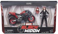 Фигурка Marvel Legends - Black Widow with Motorcycle