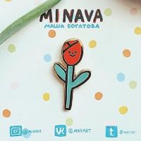 Значок Minava - Тюльпанчик